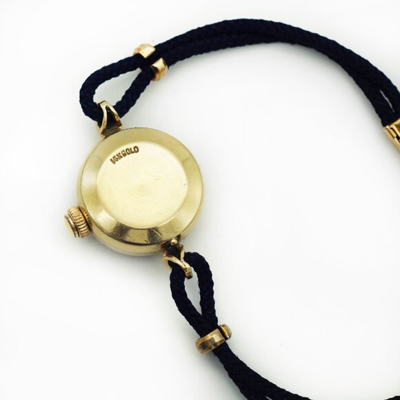 Omega Vintage 14K Gold Ladymatic Automatic Watch - Picture 4 of 5